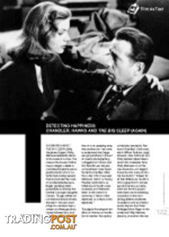 Detecting Happiness: Chandler, Hawks and 'The Big Sleep' (Film As Text)