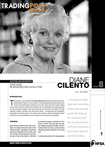 Australian Biography Series - Diane Cilento (Study Guide)