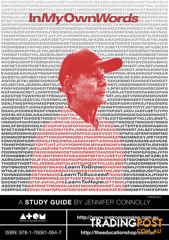 In My Own Words ( Study Guide)