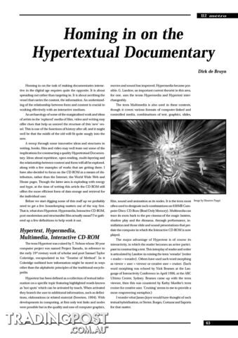 Homing in on the Hypertextual Documentary - photo 1 of 1