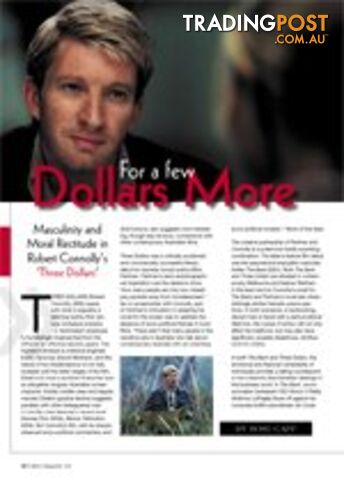 For a Few Dollars More: Masculinity and Moral Rectitude in Robert Connolly's...