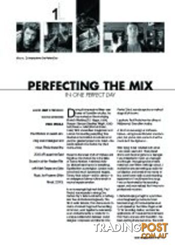 Perfecting the Mix in 'One Perfect Day' (Metro Special Feature: Sound)