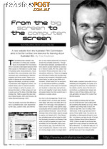 From the Big Screen to the Computer Screen: australianscreen Goes Online