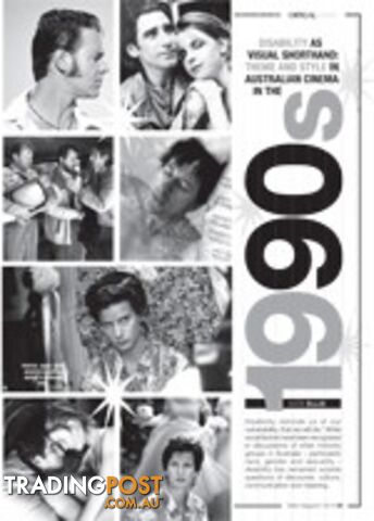 Disability as Visual Shorthand: Theme and Style in Australian Cinema in the 1990s - photo 1 of 1
