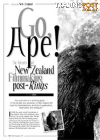 Go, Ape! The Identity of New Zealand Filmmaking, post-Rings