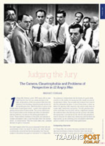 Judging the Jury: The Camera, Claustrophobia and Problems of Perspective in 12 Angry Men
