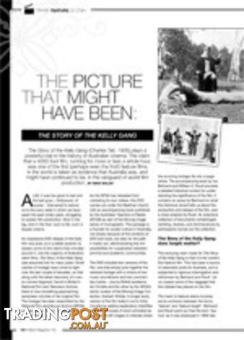 The Picture that Might Have Been: The Story of the Kelly Gang
