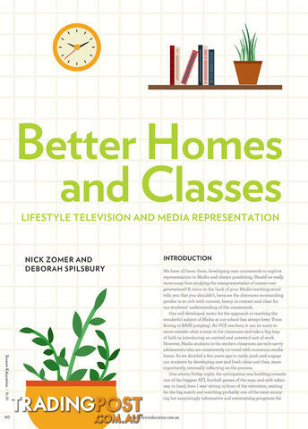 Better Homes and Classes: Lifestyle Television and Media Representation