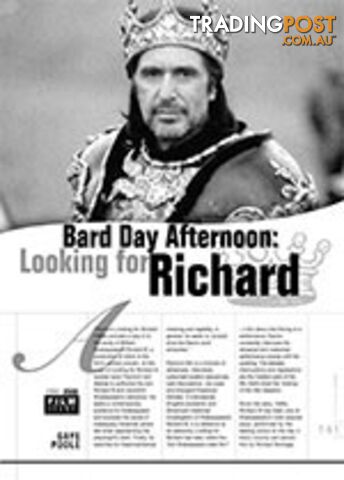 Bard Day Afternoon: Looking for Richard