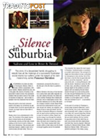 Silence in Suburbia: Sadness and Loss in Bitter & Twisted