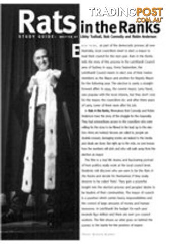 Rats In The Ranks ( Study Guide)