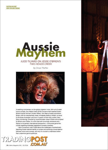 Aussie Mayhem: Judd Tilyard on Jesse O'Brien's 'Two Heads Creek'