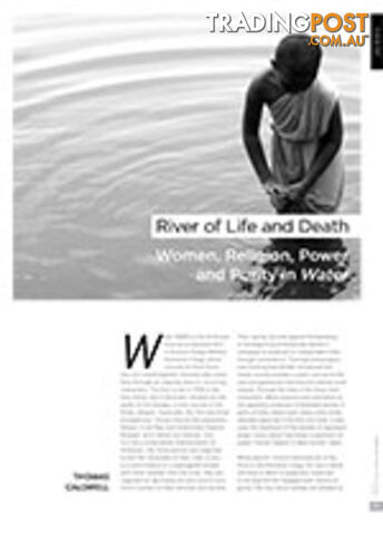River of Life and Death: Women, Religion, Power and Purity in Water