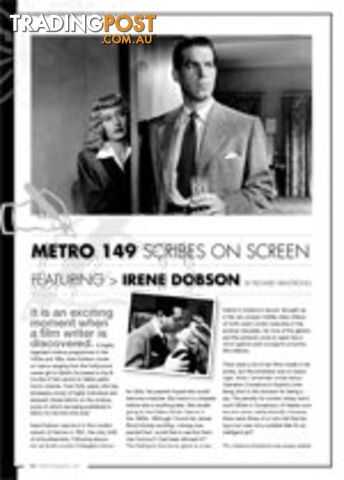 Scribes on Screen: Irene Dobson