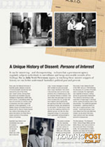 A Unique History of Dissent: Persons of Interest