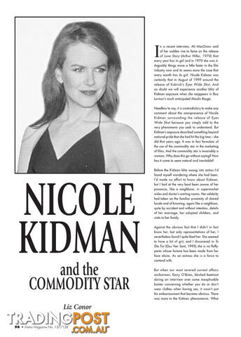 Nicole Kidman and the Commodity Star