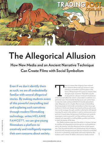 The Allegorical Allusion: How New Media and an Ancient Narrative Technique Can...