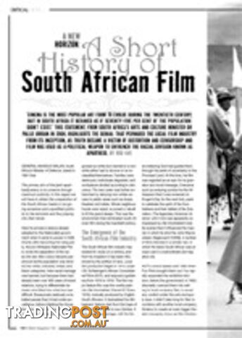 A New Horizon: A Short History of South African Film