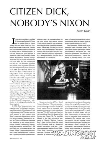 Citizen Dick, Nobody's Nixon