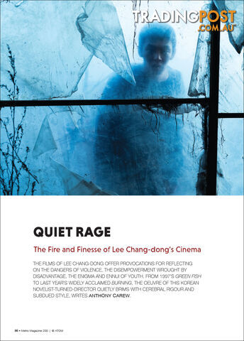 Quiet Rage: The Fire and Finesse of Lee Chang-dong's Cinema