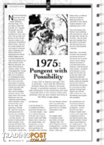 1975: Pungent With Possibility