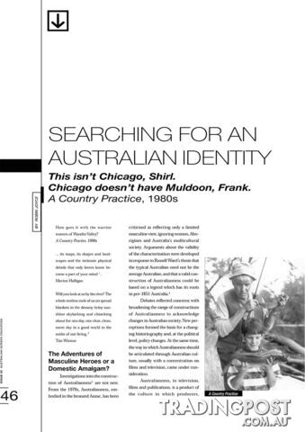 Searching for an Australian Identity