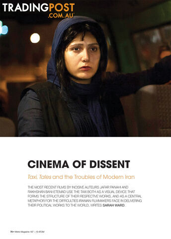 Cinema of Dissent: Taxi, Tales and the Troubles of Modern Iran