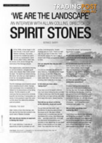 'We are the Landscape': An Interview with Allan Collins, Director of Spirit Stones