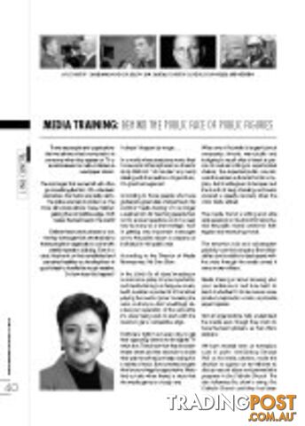Media Training: Behind the Public Face of Public Figures