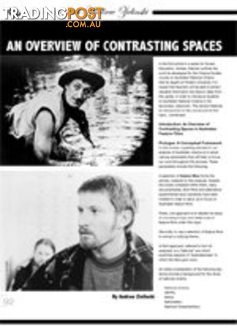 An Overview of Contrasting Spaces in Australian Feature Films; Landscape: Spaces...