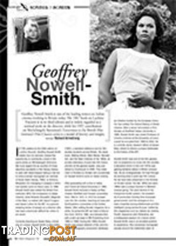 Scribes on Screen: Geoffrey Nowell-Smith