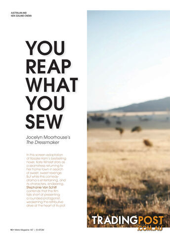 You Reap What You Sew: Jocelyn Moorhouse's The Dressmaker