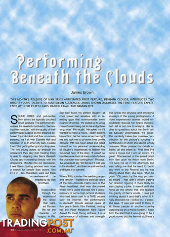 Performing Beneath the Clouds