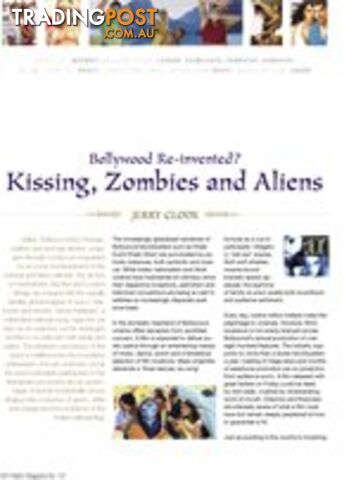 Bollywood Reinvented: Kissing, Zombies and Aliens