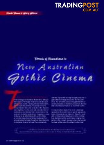 Threads of Resemblance in New Australian Gothic Cinema