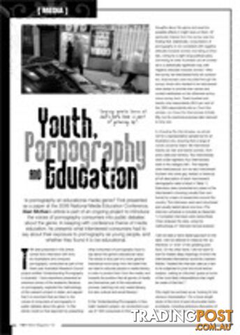 'Saying You've Been at Dad's Porn Book is Part of Growing Up': Youth,...