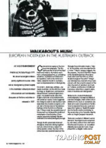 'Walkabout's' Music: European Nostalgia in the Australian Outback (Metro Special...