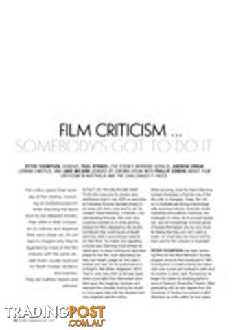 Film Criticism