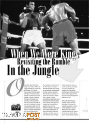 When We Were Kings: Revisiting the Rumble in the Jungle