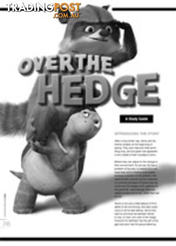 Over the Hedge: A Study Guide - photo 1 of 1