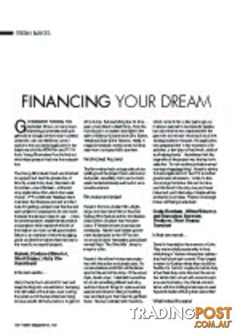 Financing Your Dream