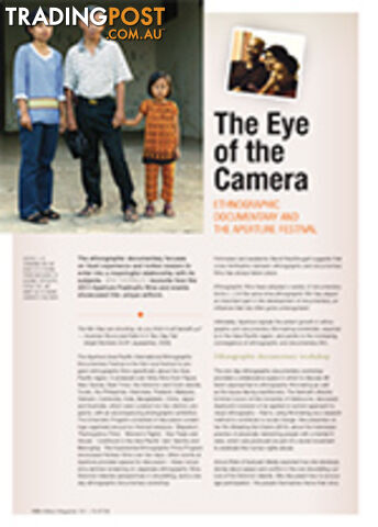 The Eye of the Camera: Ethnographic Documentary and the Aperture Festival