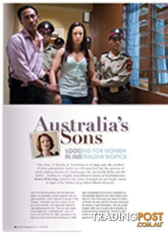 Australia's Sons: Looking for Women in Australian Biopics