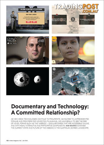 Documentary and Technology: A Committed Relationship?