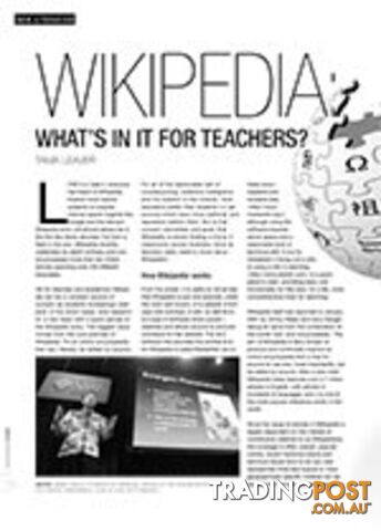 Wikipedia: What's in it for Teachers?