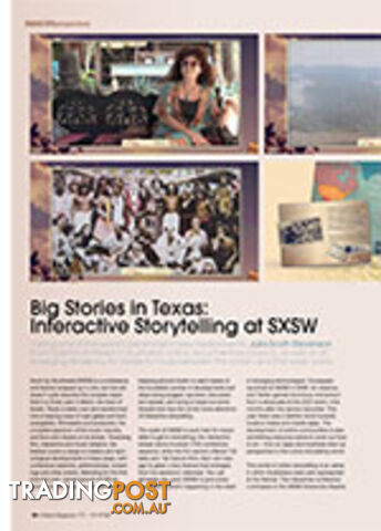 Big Stories in Texas: Interactive Storytelling at SXSW