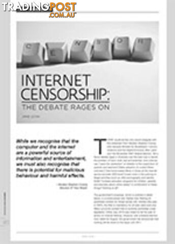 Internet Censorship: The Debate Rages On