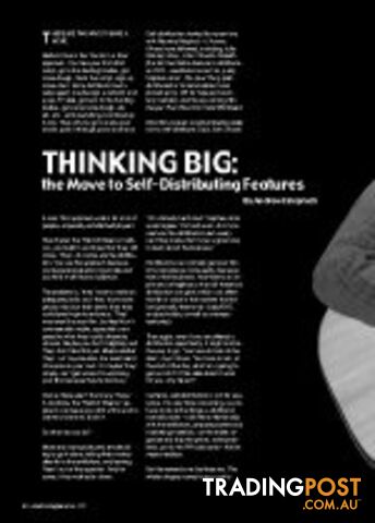 Thinking Big: the Move to Self-Distribution Features