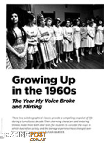 Growing Up in the 1960s: The Year My Voice Broke and Flirting