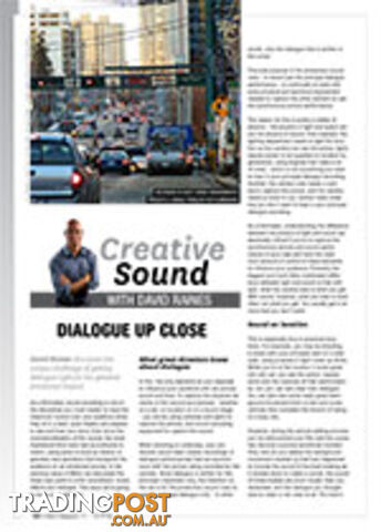 Creative Sound: Dialogue Up Close